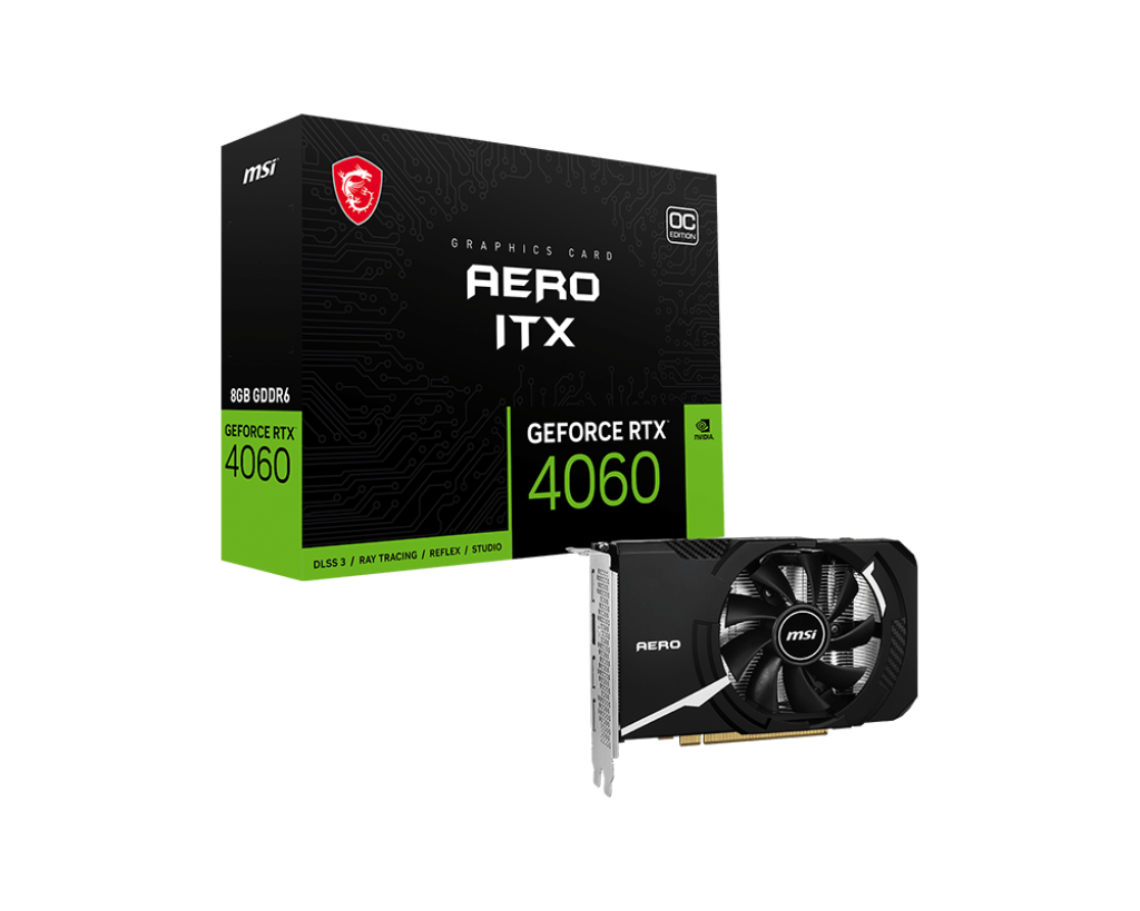 Видеокарта MSI RTX 4060 (RTX 4060 AERO ITX 8G OC)