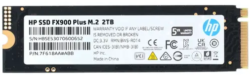 Жесткий диск SSD 2Tb HP FX900 Plus (7F618AA)