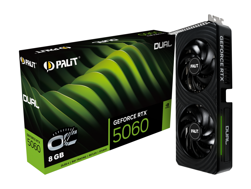 Видеокарта Palit RTX 5060 Dual OC (NE75060S19P1-GB2063D)