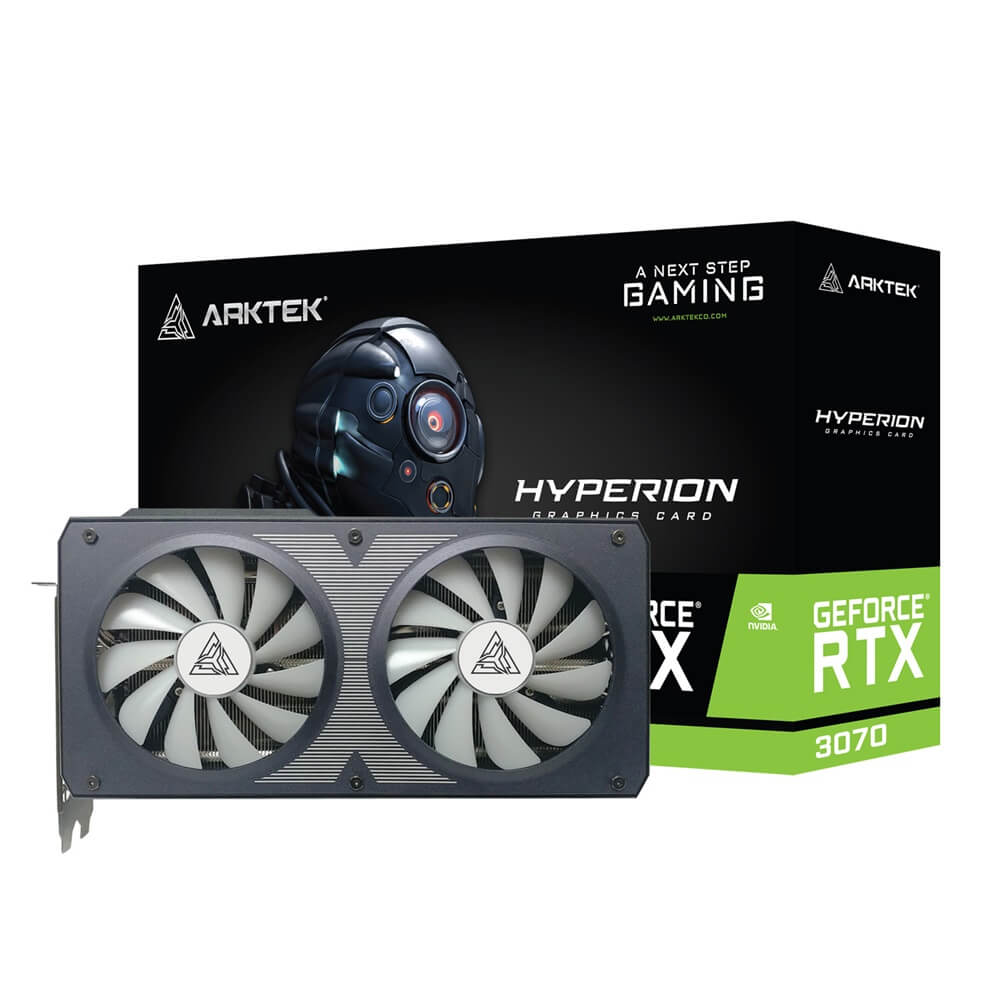 Видеокарта ARKTEK RTX 3070 Dual VRready 8Kres (AKN3070D6S8GH1)