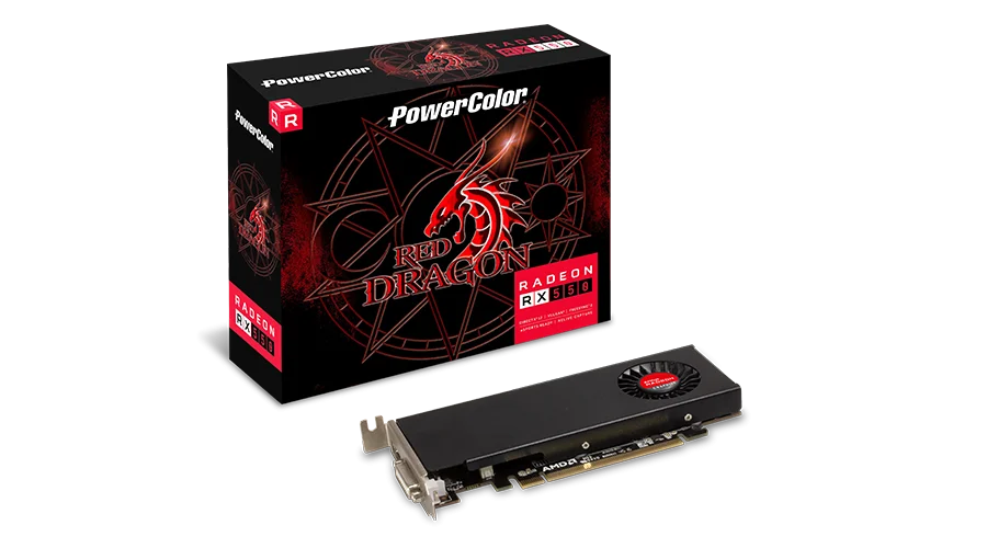 Видеокарта PowerColor Radeon RX 550 Red Dragon (AXRX 550 2GBD5-HLEV2) (OEM)