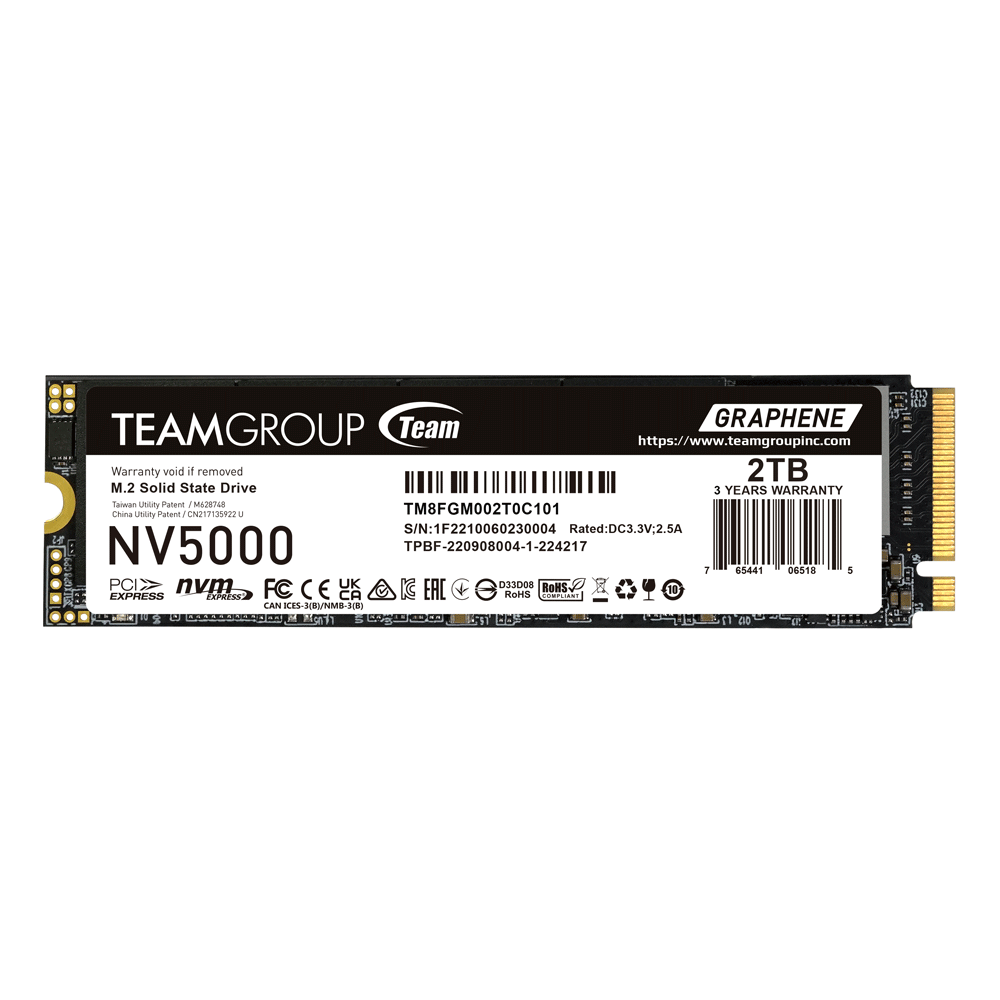 Жесткий диск SSD 2Tb Team NV5000 (TM8FGM002T0C101)