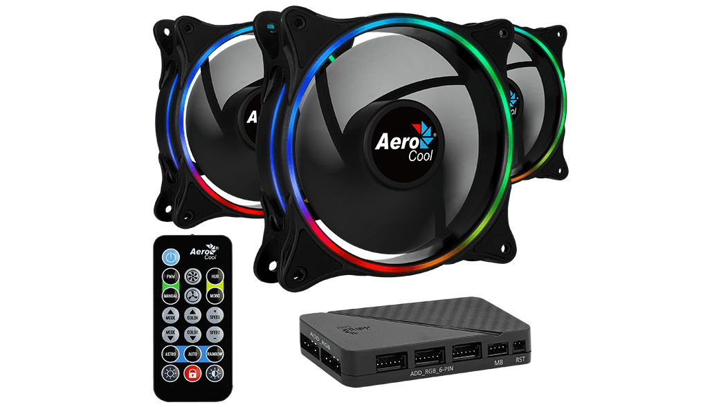 Набор вентиляторов Aerocool Eclipse 12 Pro