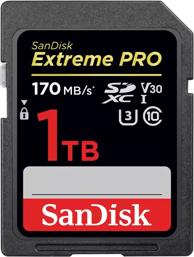 Карта памяти 1Tb SanDisk Extreme PRO SDXC (SDSDXXY-1T00-GN4IN)