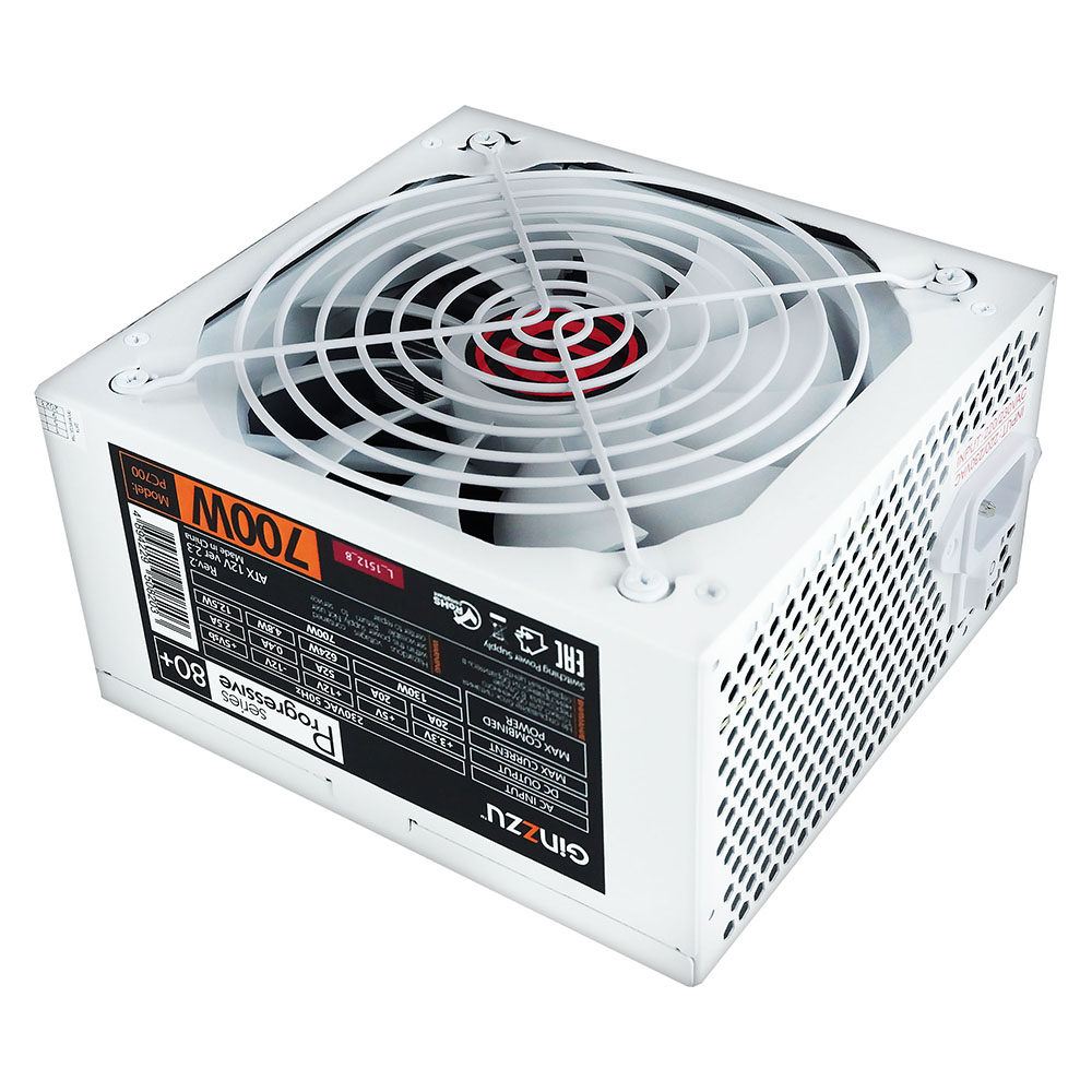 Блок питания 700W Ginzzu PC700 (белый)