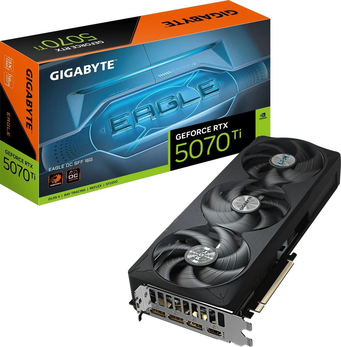 Видеокарта Gigabyte RTX 5070Ti Eagle OC SFF 16G (GV-N507TEAGLE OC-16GD)