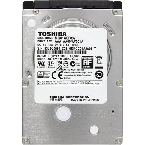 Жесткий диск 320Gb Toshiba MQ01ACF032 SATA-3 7200rpm 2.5"