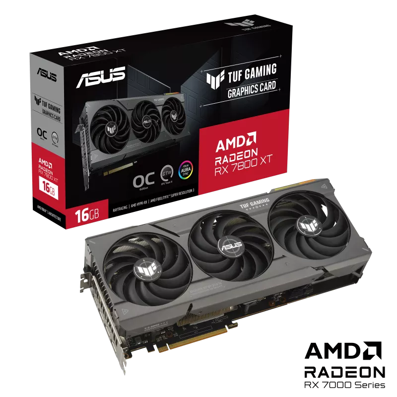 Видеокарта Asus RX 7800 XT Gaming OG OC Edition (TUF-RX7800XT-O16G-OG-GAMING)