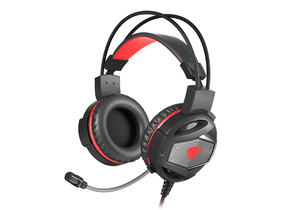 Наушники Genesis Neon 350 (NSG-0943) (мониторные, закрытое, подсветка, вибрация, USB, 20-20000 Гц, 32 Ом)