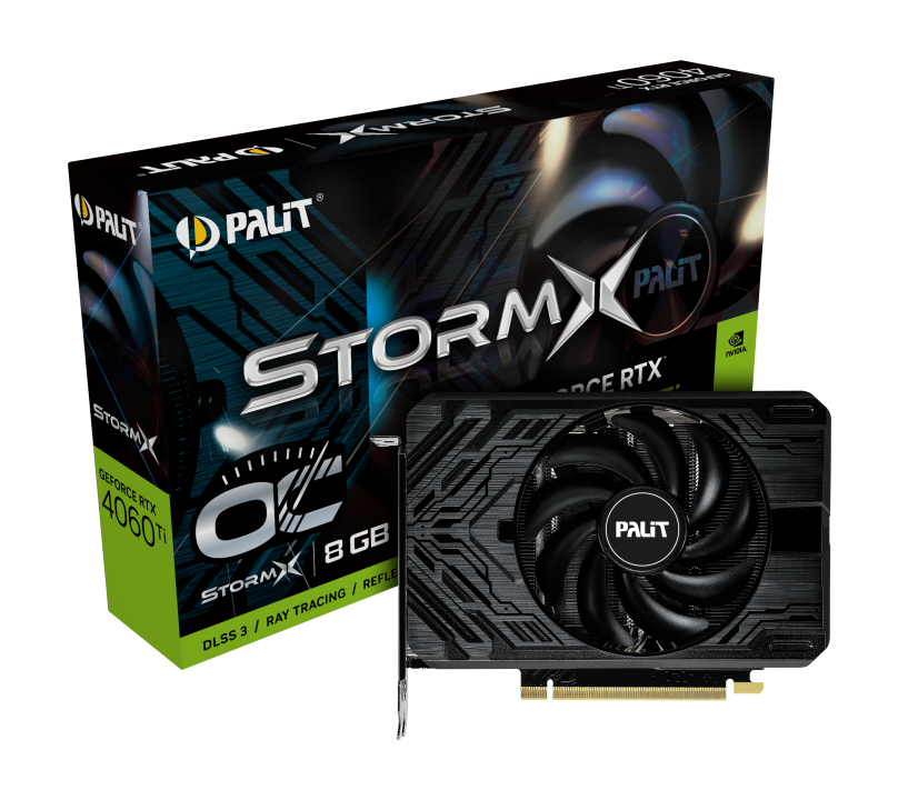 Видеокарта Palit RTX 4060Ti StormX OC (NE6406TS19P1-1060F)