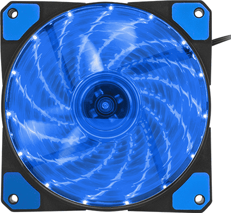 Вентилятор Genesis Hydrion 120 (NGF-1167) (120мм, 1000rpm, 42.1CFM, 18.8dBa, Blue Led, 3-Pin/4-Pin (Molex))