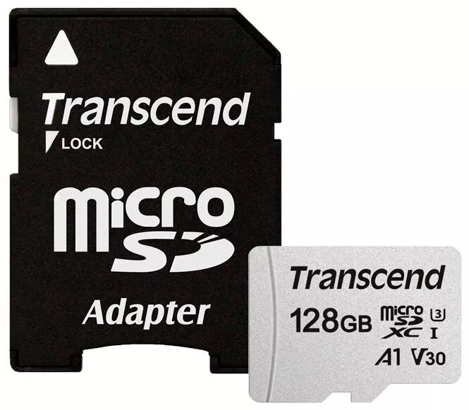 Карта памяти 128Gb Transcend TS128GUSD300S-A