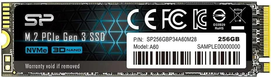 Жесткий диск SSD 256Gb Silicon-Power P34A60 (SP256GBP34A60M28)