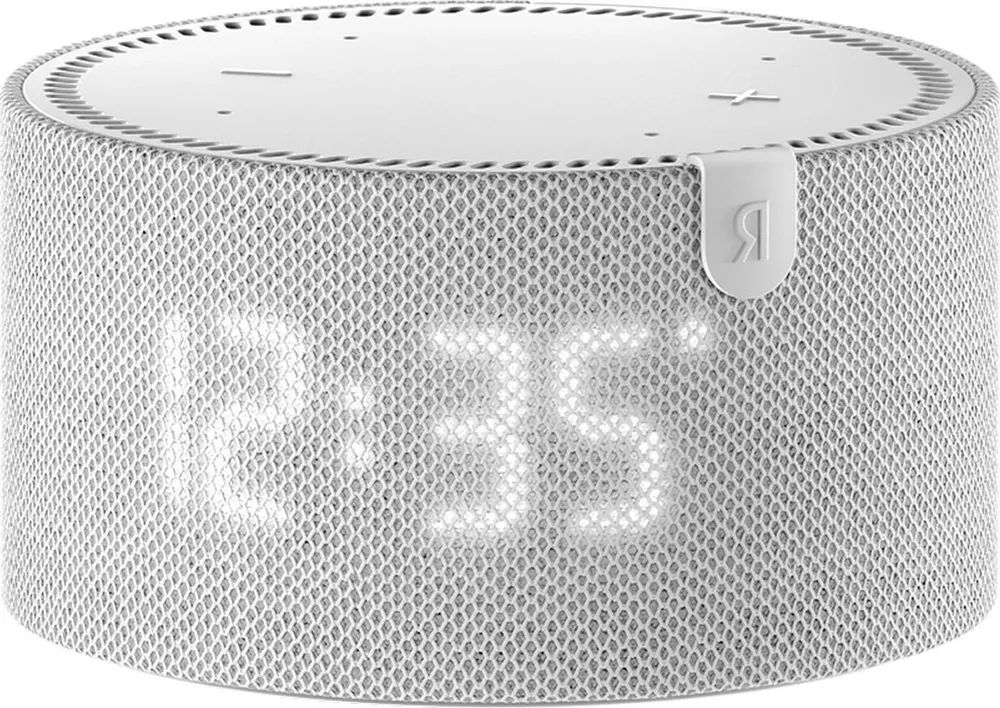 Умная колонка Яндекс Станция Мини 2 с часами (серый опал) (YNDX-00020G)