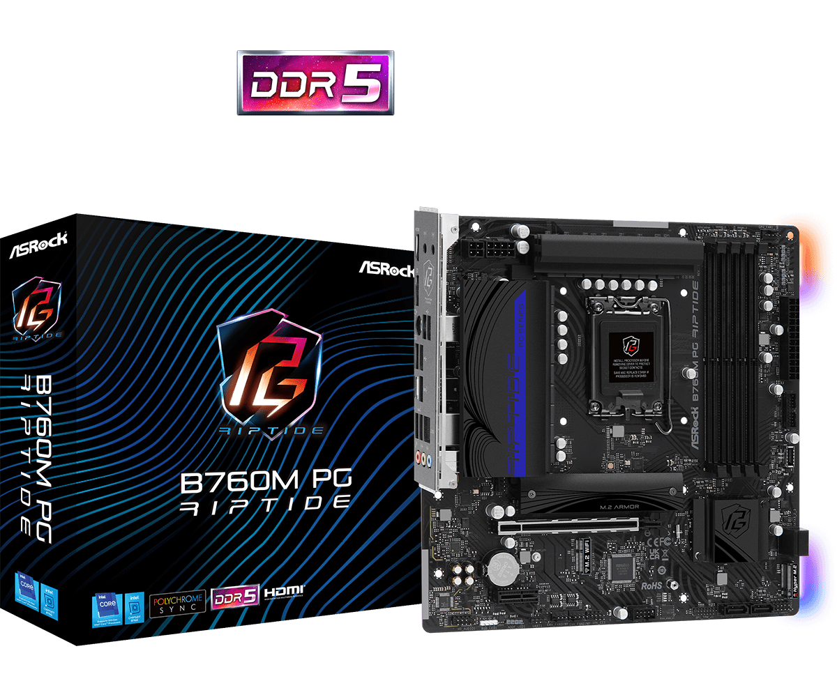 Материнская плата AsRock B760M PG Riptide