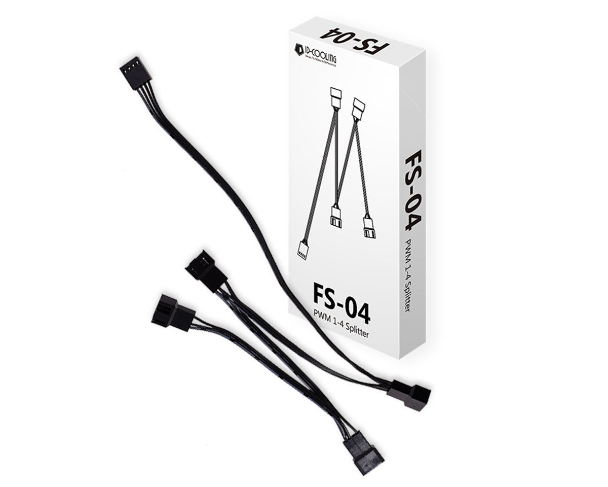 Разветвитель для вентиляторов ID-Cooling FS-04 (1 to 4x4-pin PWM)