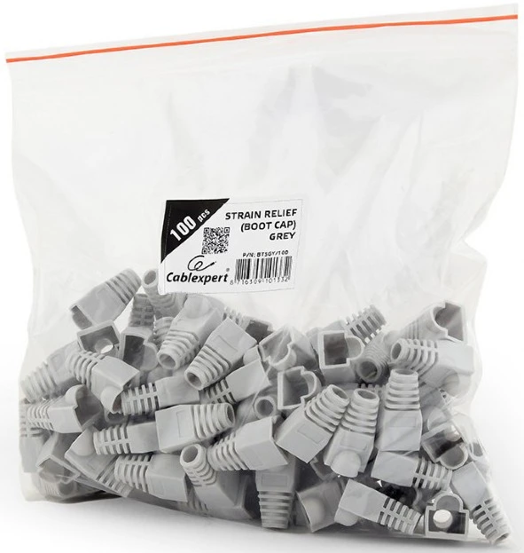 Колпачек RJ45 Cablexpert BT5GY/100 серый