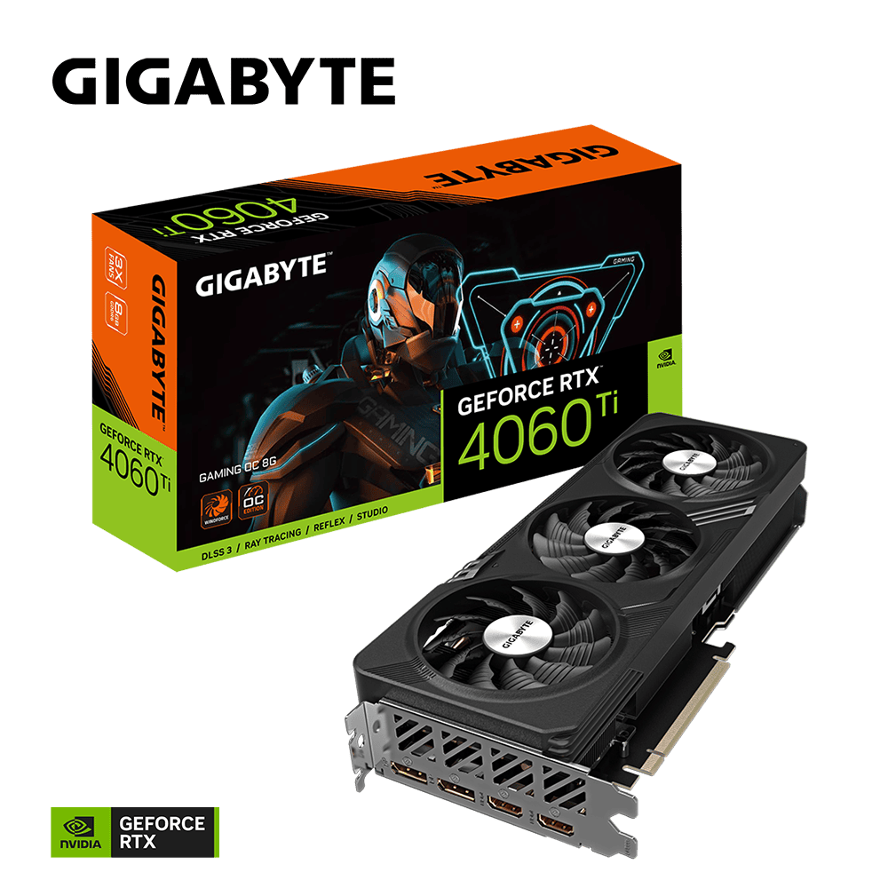 Видеокарта Gigabyte RTX 4060Ti Gaming OC 8G (GV-N406TGAMING OC-8GD)