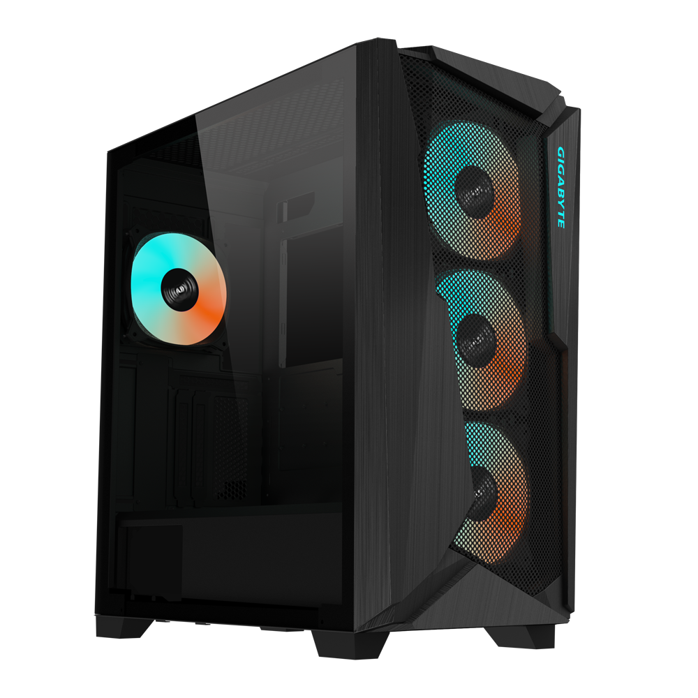 Корпус Gigabyte C301G Glass V2 без БП черный (GB-C301G), фото 1