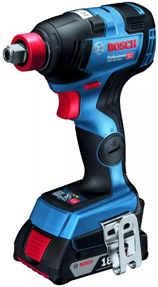 Гайковерт Bosch GDX 18V-200 C Professional (с 2-мя АКБ, кейс)