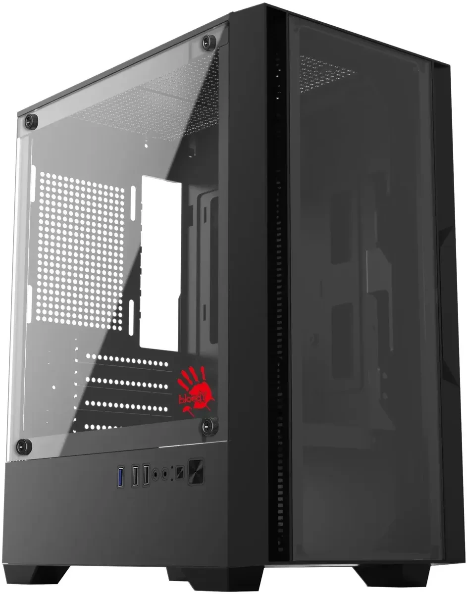 Корпус A4Tech Bloody CC-123 (черный) (CC-123-BK)