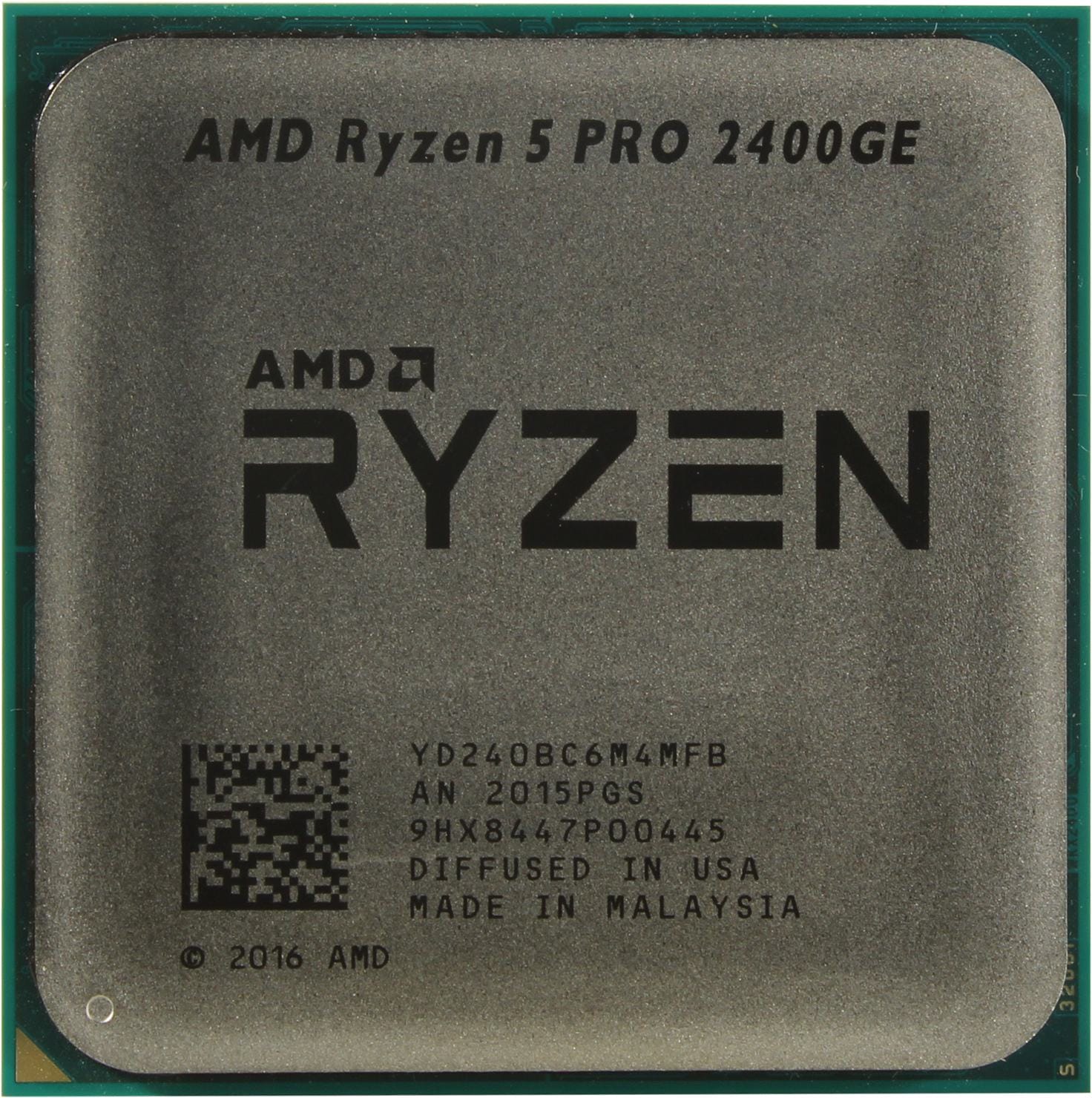 Процессор AMD Ryzen 5 PRO 2400GE (YD240BC6M4MFB)