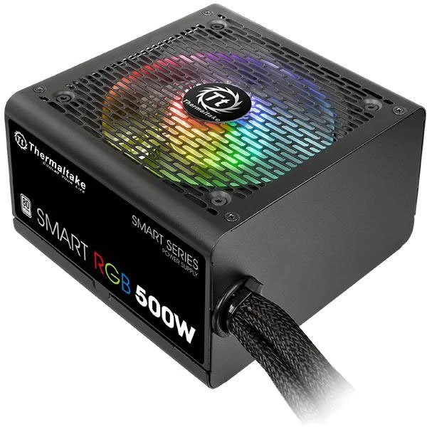 Блок питания 500W Thermaltake Smart RGB 500 SPR-500AH2NK-2 (PS-SPR-0500NHSAWE-1)