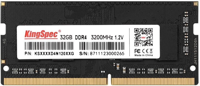 Оперативная память для ноутбука KingSpec 32Gb DDR4 3200MHz (KS3200D4N12032G)