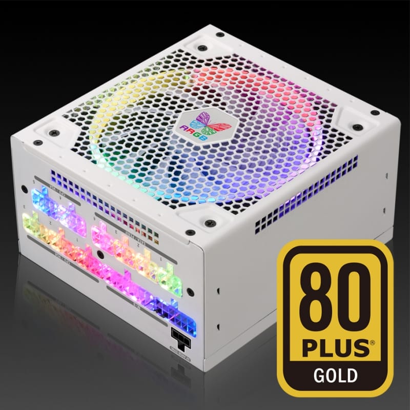 Блок питания 850W Super Flower Leadex III Gold ARGB (SF-850F14RG) White