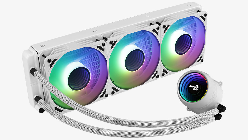 Система жидкостного охлаждения Aerocool Mirage L360 (белый)