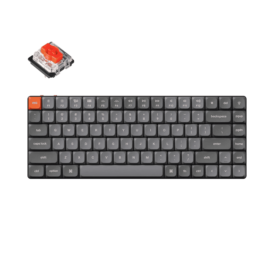 Клавиатура Keychron K3 Max White LED (Gateron Low Profile Red) (K3M-A1-RU)