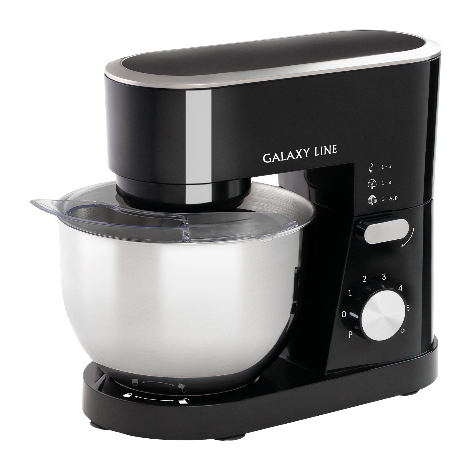 Планетарный миксер Galaxy Line GL2236 (черный)