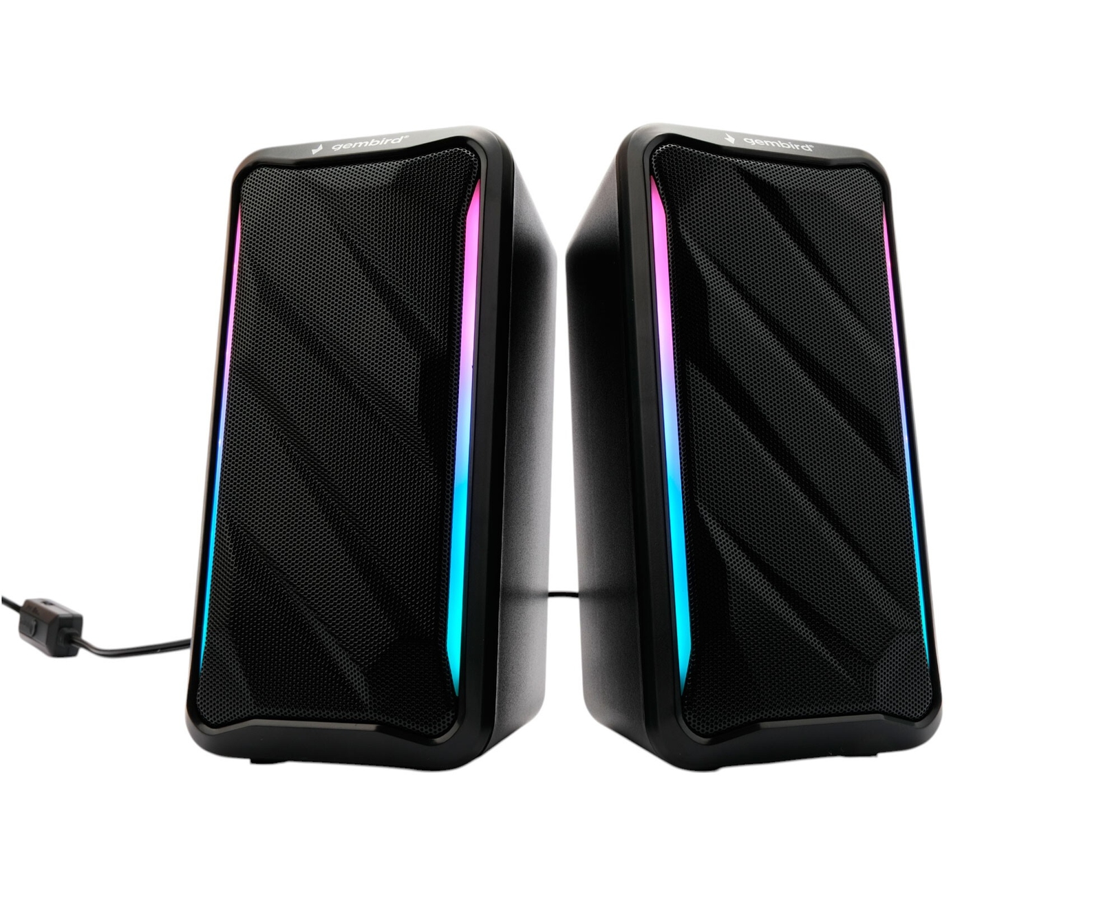 Колонки Gembird SPK-305 2.0 10Вт, RGB подсветка