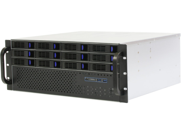 Корпус Procase ES412XS-SATA3-B-0