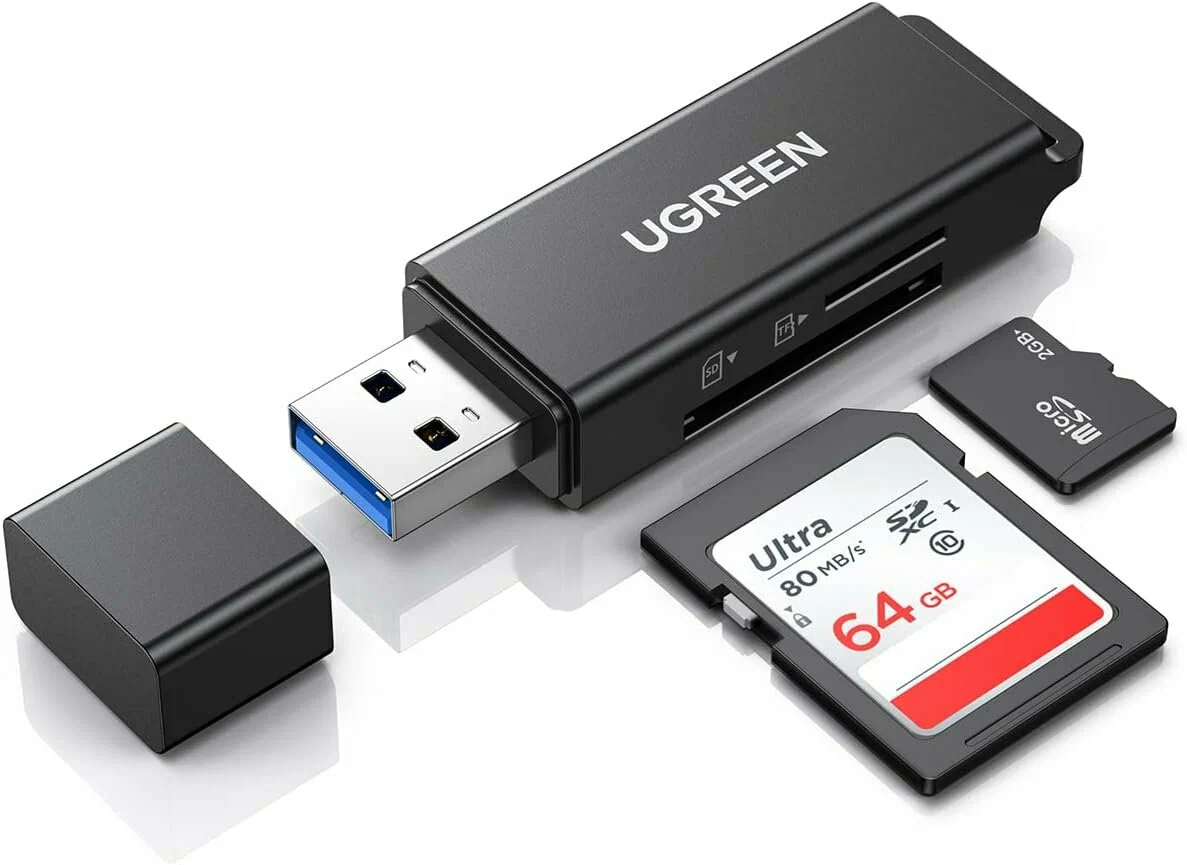 Картридер UGREEN CM104-40752 OTG