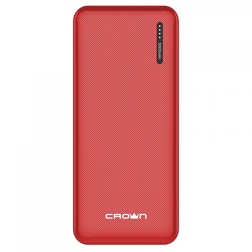 Портативное зарядное устройство 5000mAh CROWN CMPB-5000 coral