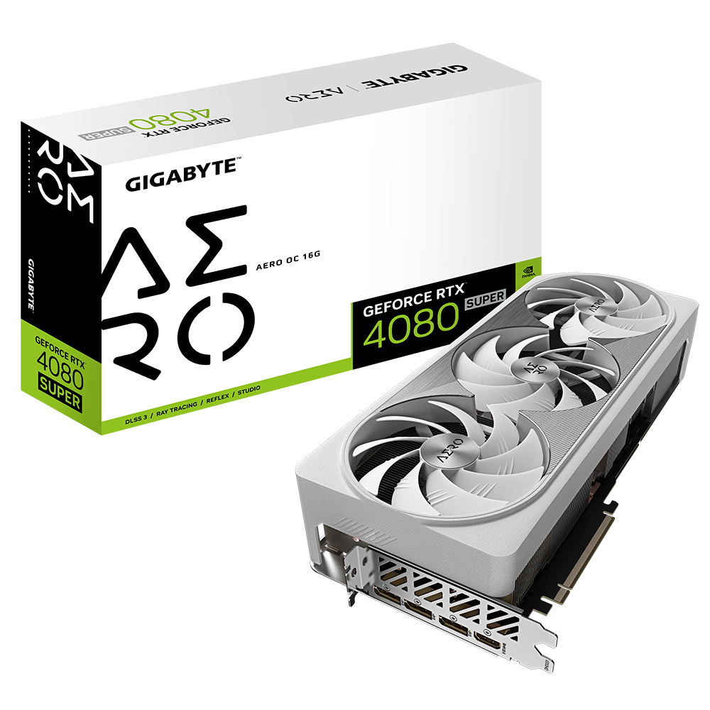 Видеокарта Gigabyte RTX 4080 Super Aero OC 16G (GV-N408SAERO OC-16GD)