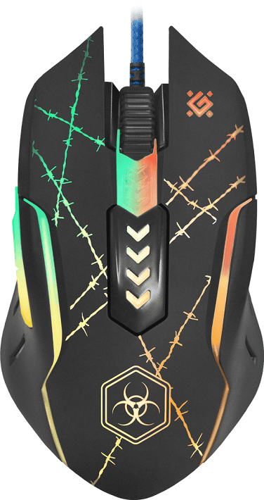 Мышь Defender Forced GM-020L (52020) (3200 dpi, 6 кнопок, USB)