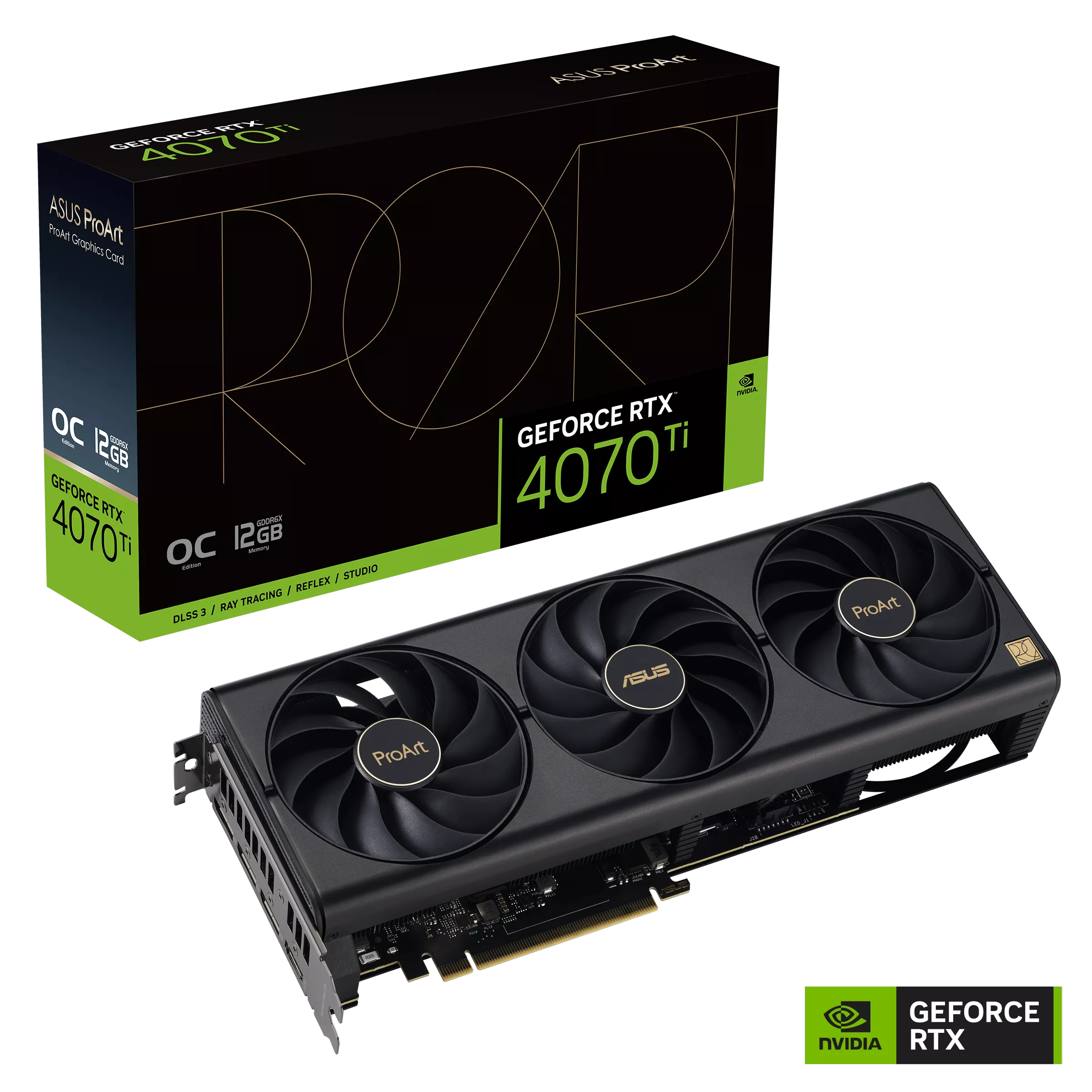 Видеокарта Asus RTX 4070Ti ProArt OC Edition (PROART-RTX4070TI-O12G)