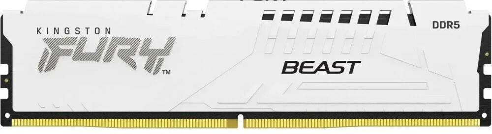 Модуль памяти 16Gb Kingston FURY Beast White (KF560C36BWE2-16)