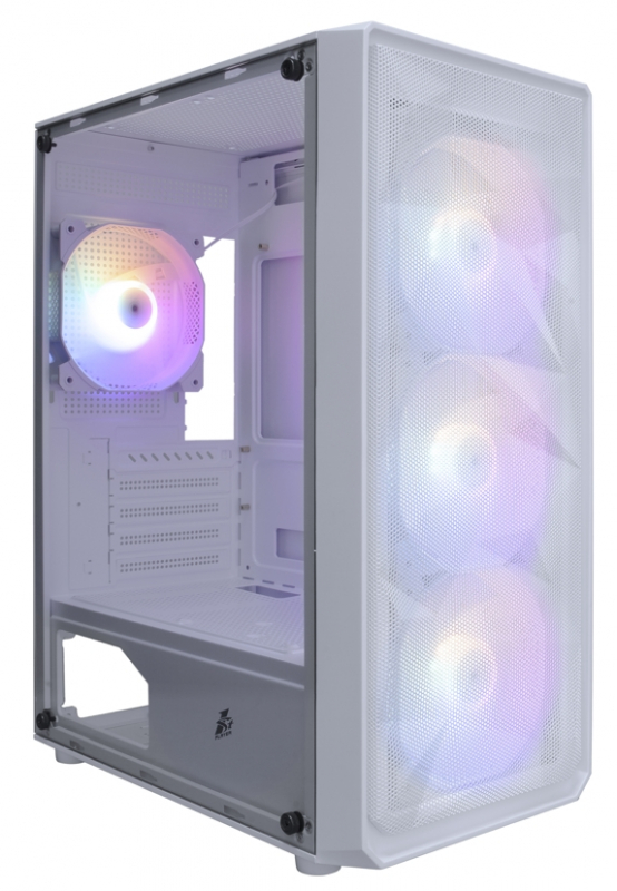 Корпус 1stPlayer FD3-M White (FD3-M-WH-4F1-W)