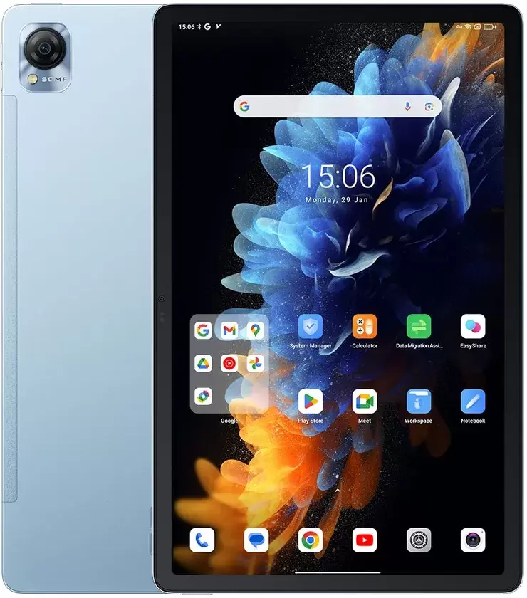 Планшет Blackview Mega 1 12GB/256GB (голубой) (MEGA 1_FB12)