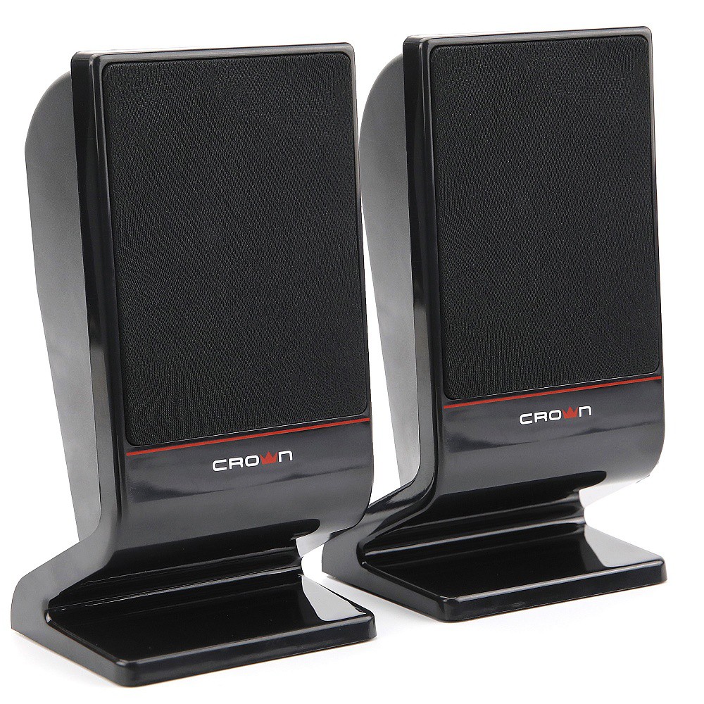 Колонки Crown CMS-601 Black-Red (6W, USB)