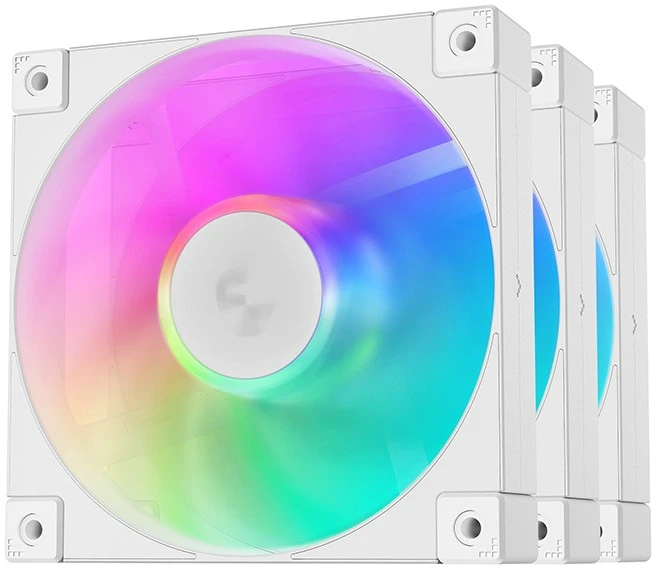 Набор вентиляторов DeepCool FD12 ARGB WH-3 IN 1 (R-FD12-WHAPN3-G)