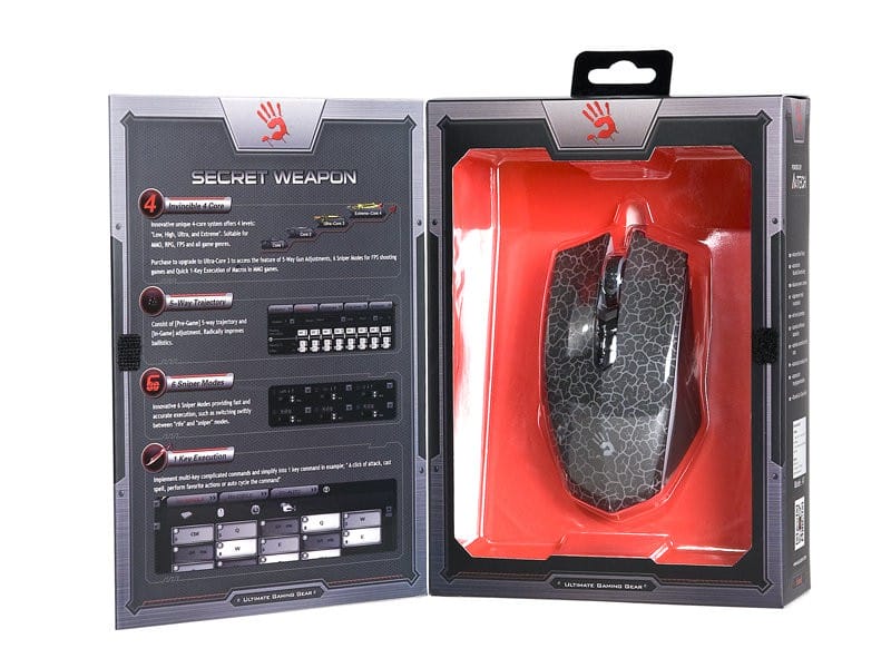 Мышь A4Tech Bloody Blazing A7 (4000cpi, 8btn, USB)