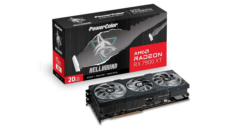 Видеокарта PowerColor RX 7900 XT (RX7900XT 20G-L/OC)