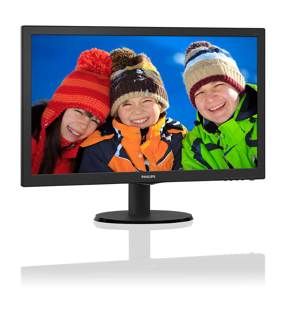 Монитор 21.5" Philips 223V5LHSB2/01