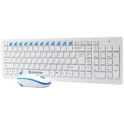 Клавиатура+ мышь Defender Skyline 895 Nano White Wireless