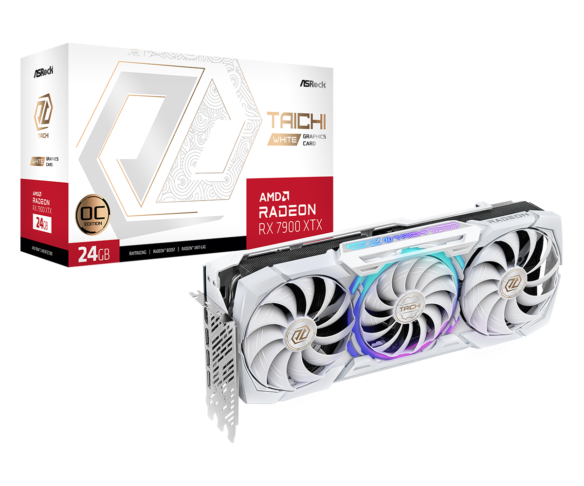 Видеокарта AsRock RX7900 XTX Taichi White 24GB OC (RX7900XTX TCW 24GO)