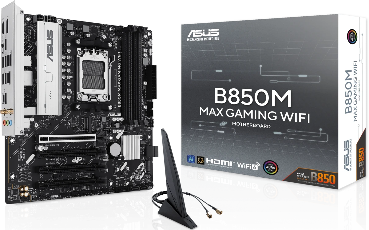 Материнская плата Asus B850M Max Gaming WiFi